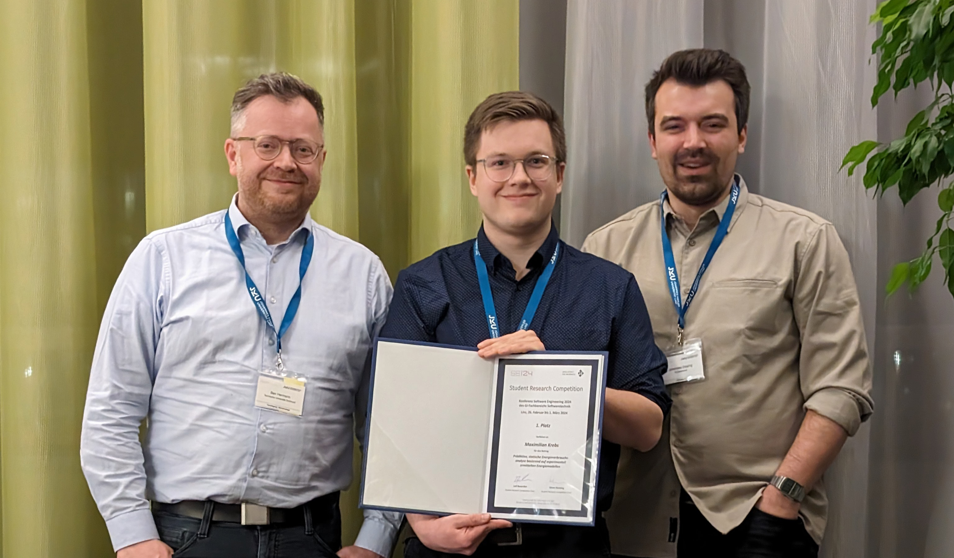 We presented last year’s best work on the annual conference on Software Engineering of the German Informatics Society
